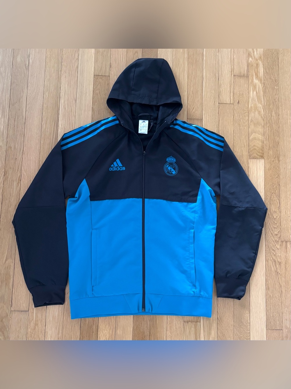Real Madrid Adidas 2017 2018 Champions League Presentation Jacket Large Full Zip